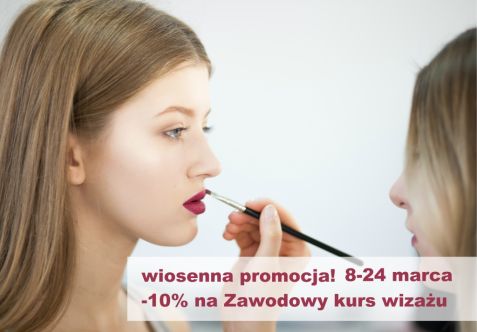 Wiosenna promocja na Zawodowy kurs wizażu!